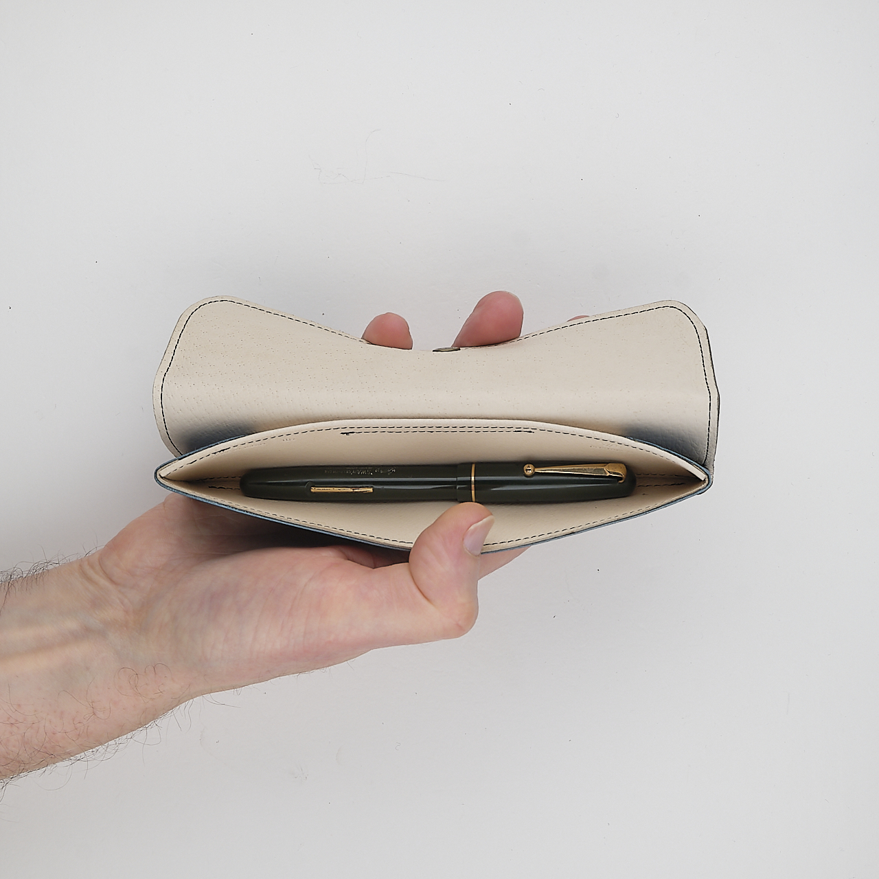 Postalco Three Pen Case Cobalt Blue