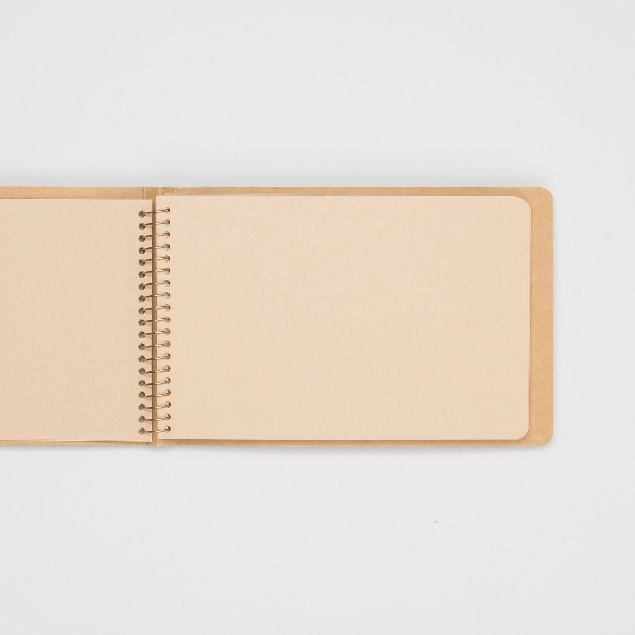 Midori Spiralringbuch Camel B6 quer